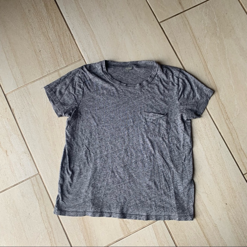 Madewell heather grey pocket tee
